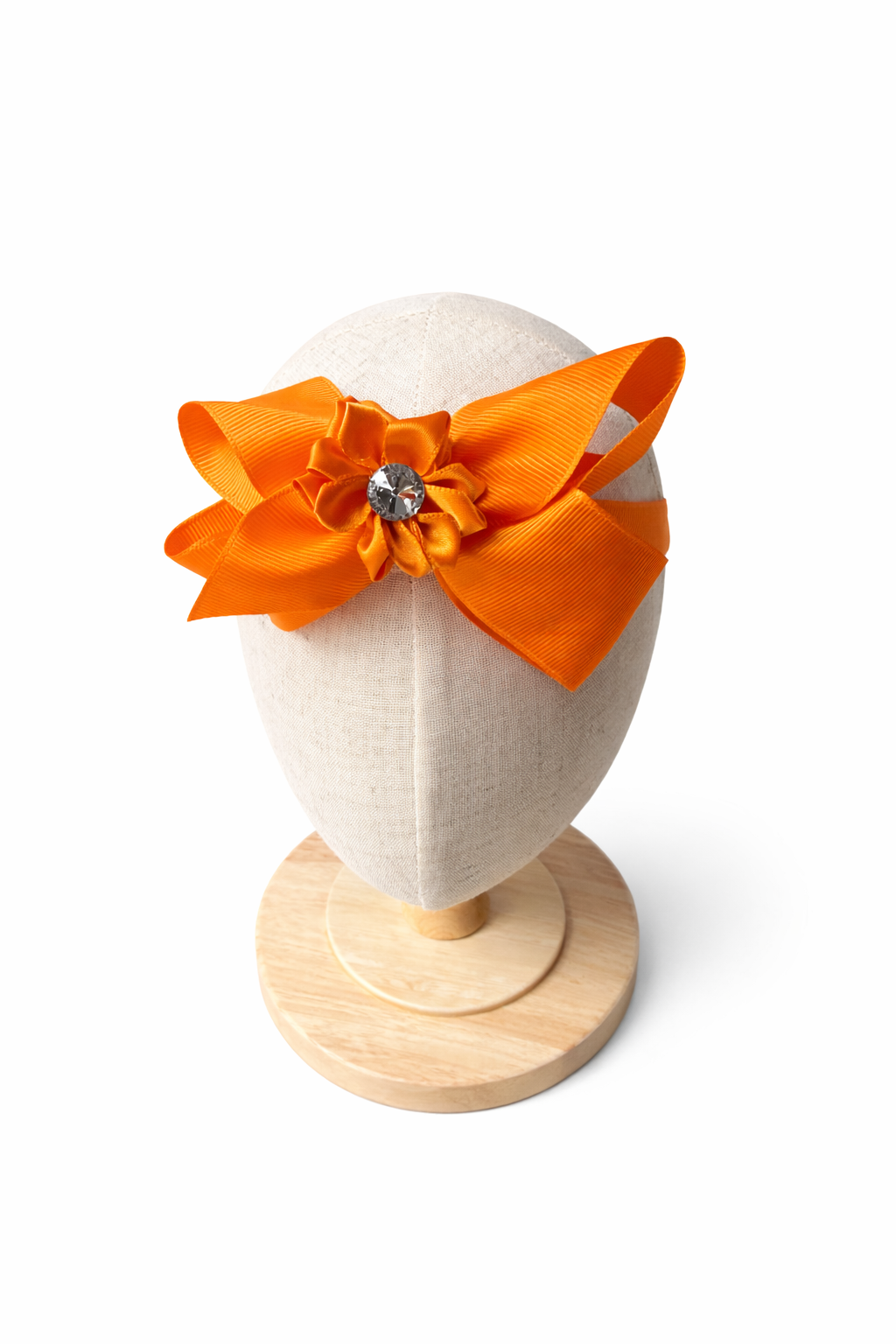 Orange Bow Headbands