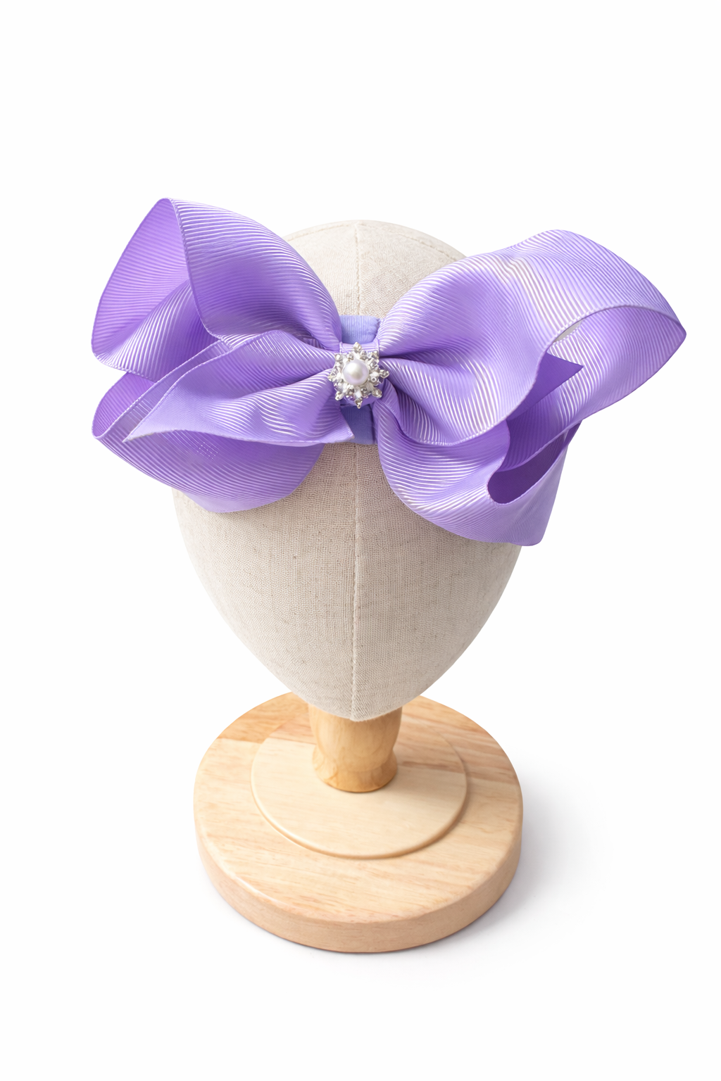 Purple Bow Headbands