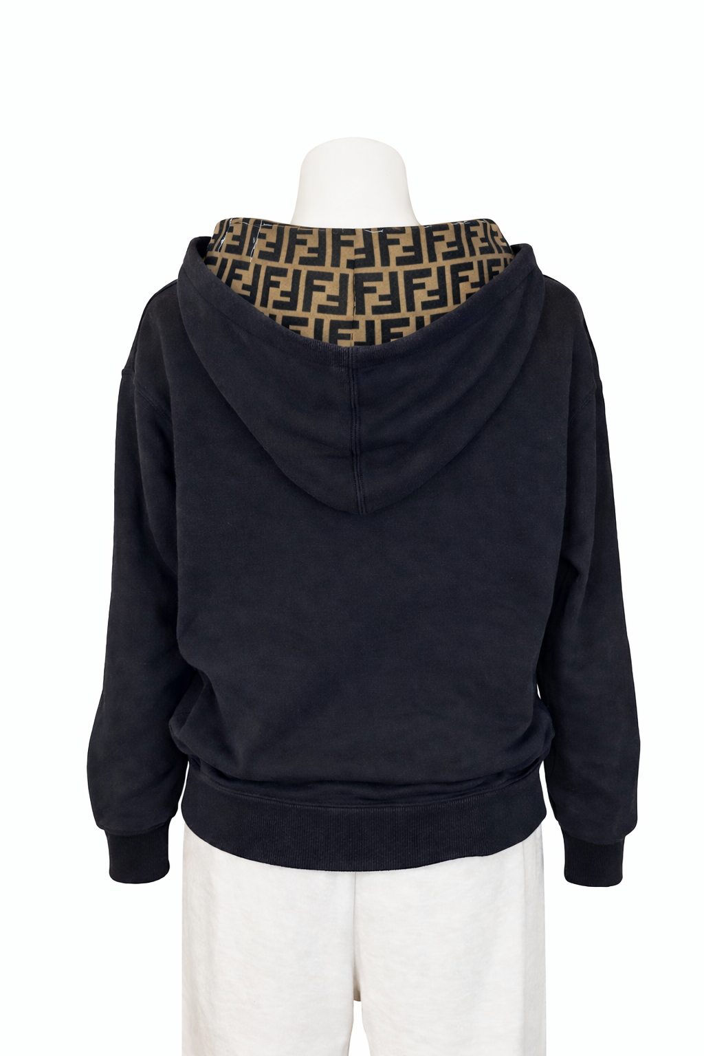 Designer Inspired Zip-Up- Black