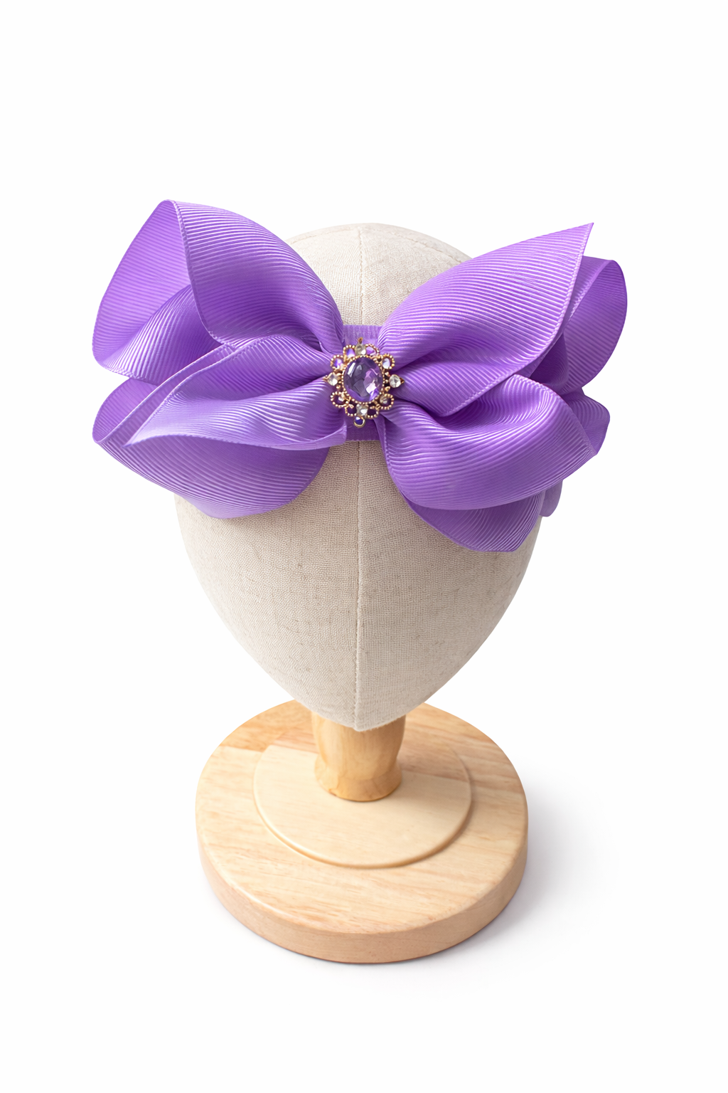 Purple Bow Headbands