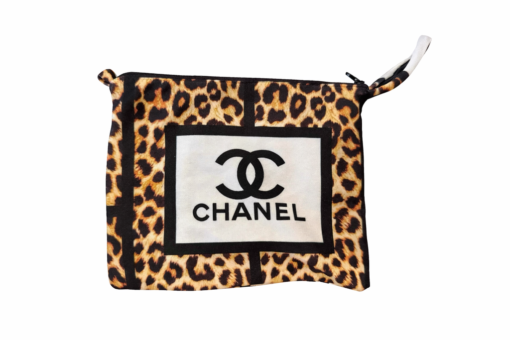 Designer Inspired Zippered Pouch