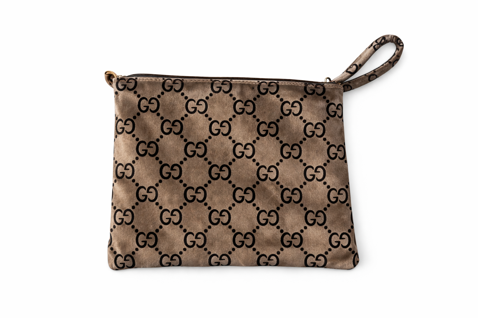 Designer Inspired Zippered Pouch