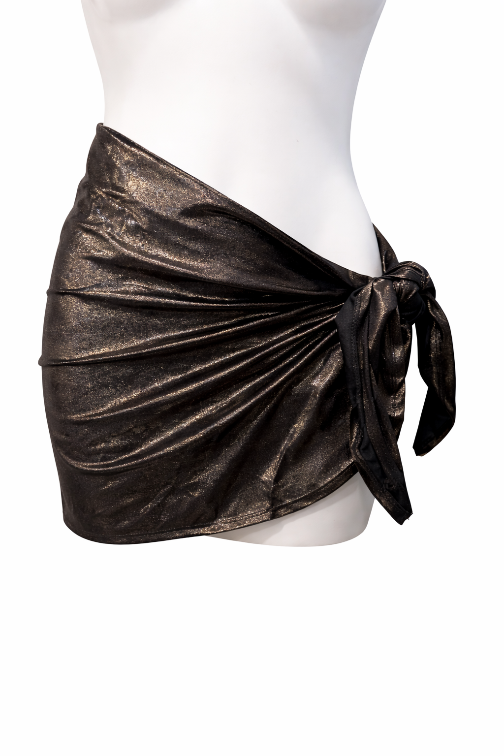 Brown Metallic Beach Wrap/ Sarong