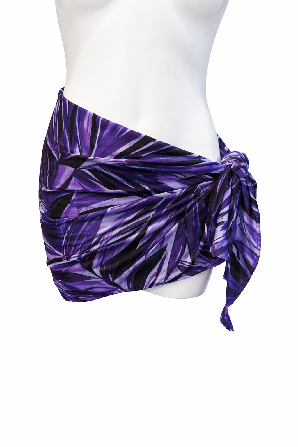Purple Palm Beach Wrap/ Sarong