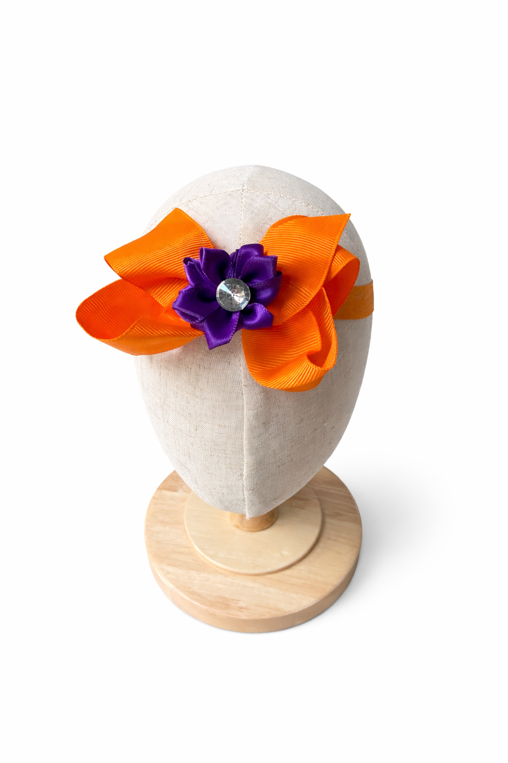 Orange Bow Headbands