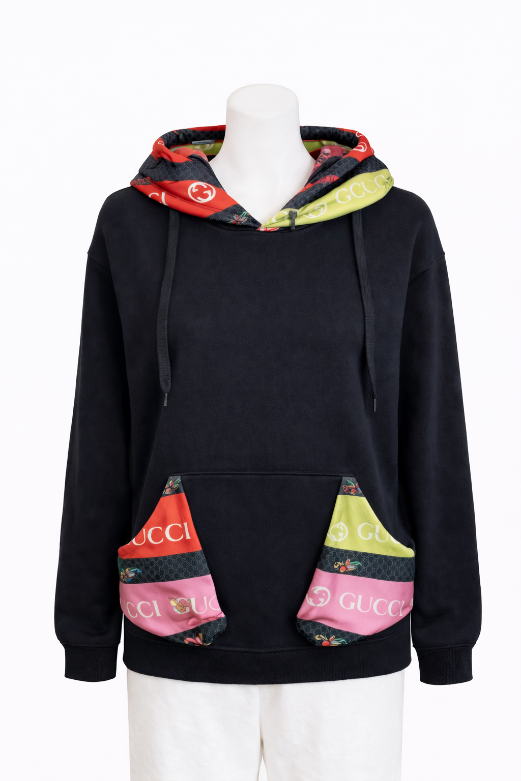 Designer Inspired Hoodie- Black