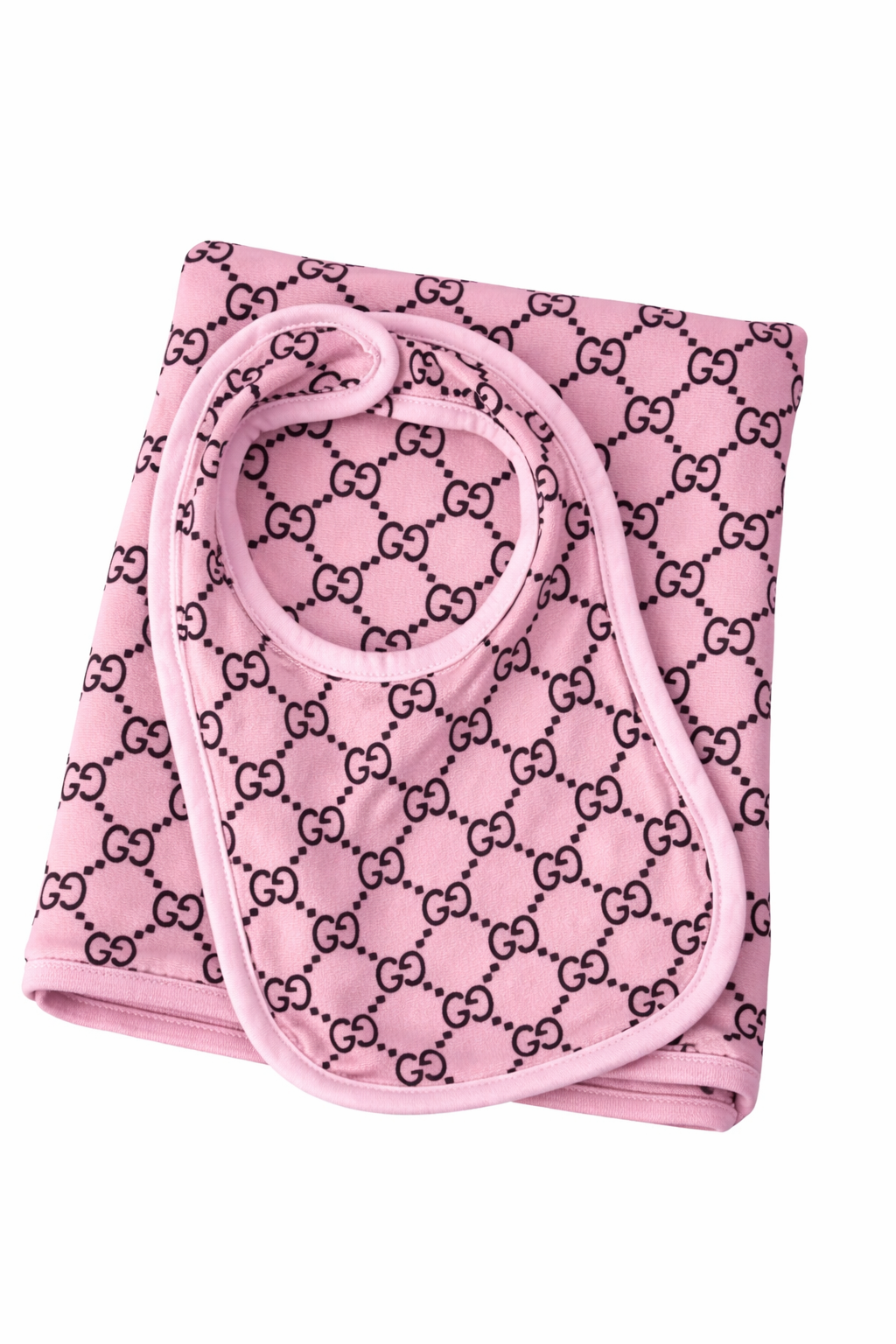 Designer Inspired Baby Bibs & Blanket Sets