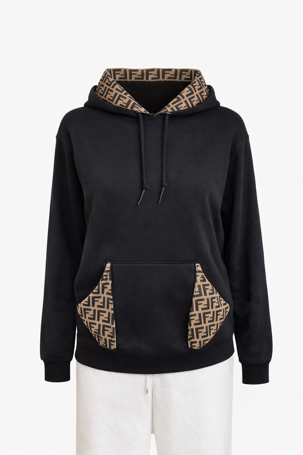 Designer Inspired Hoodie- Black