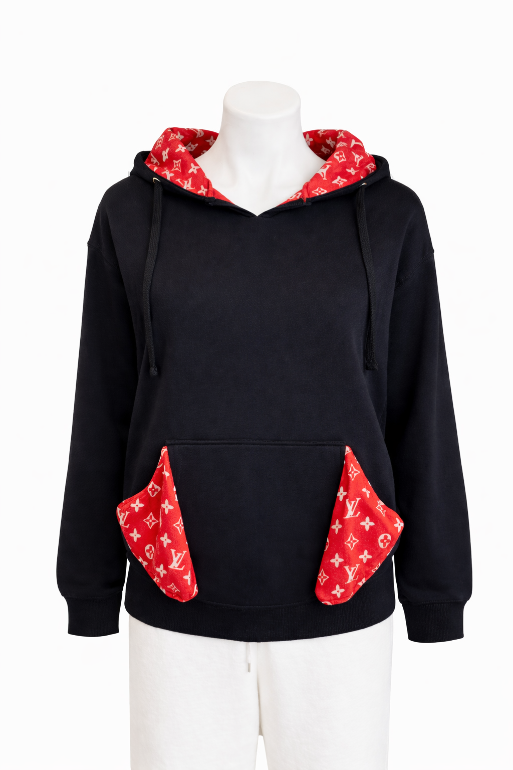 Designer Inspired Hoodie- Black