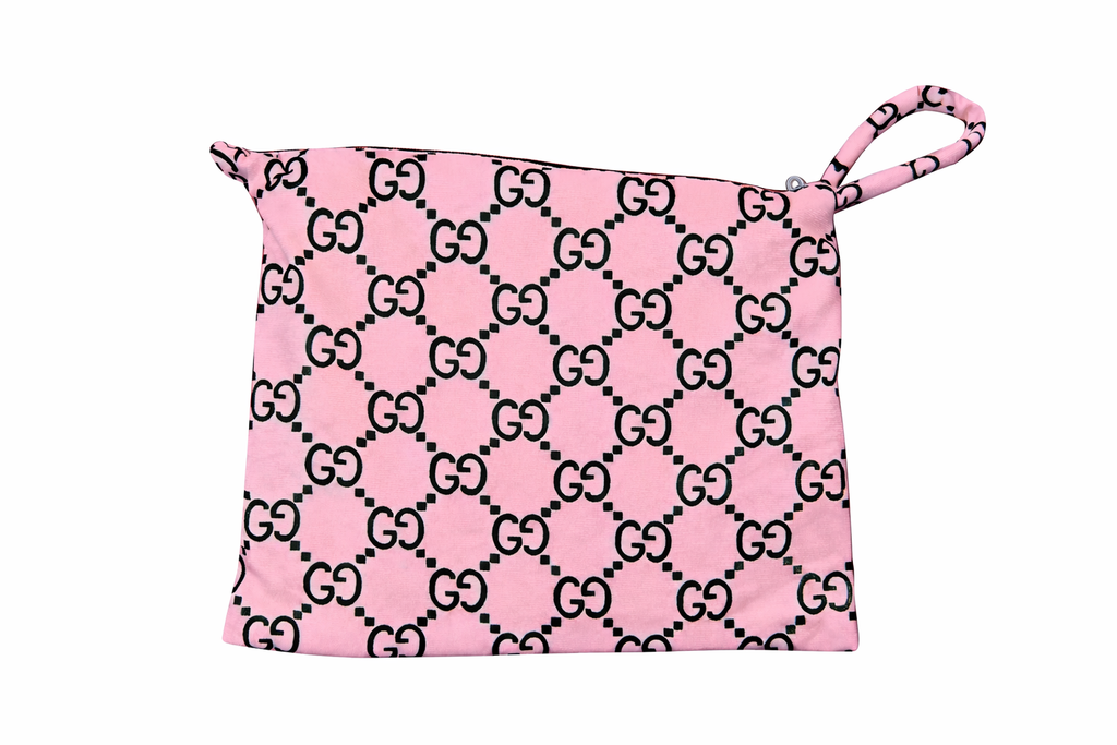 Designer Inspired Zippered Pouch