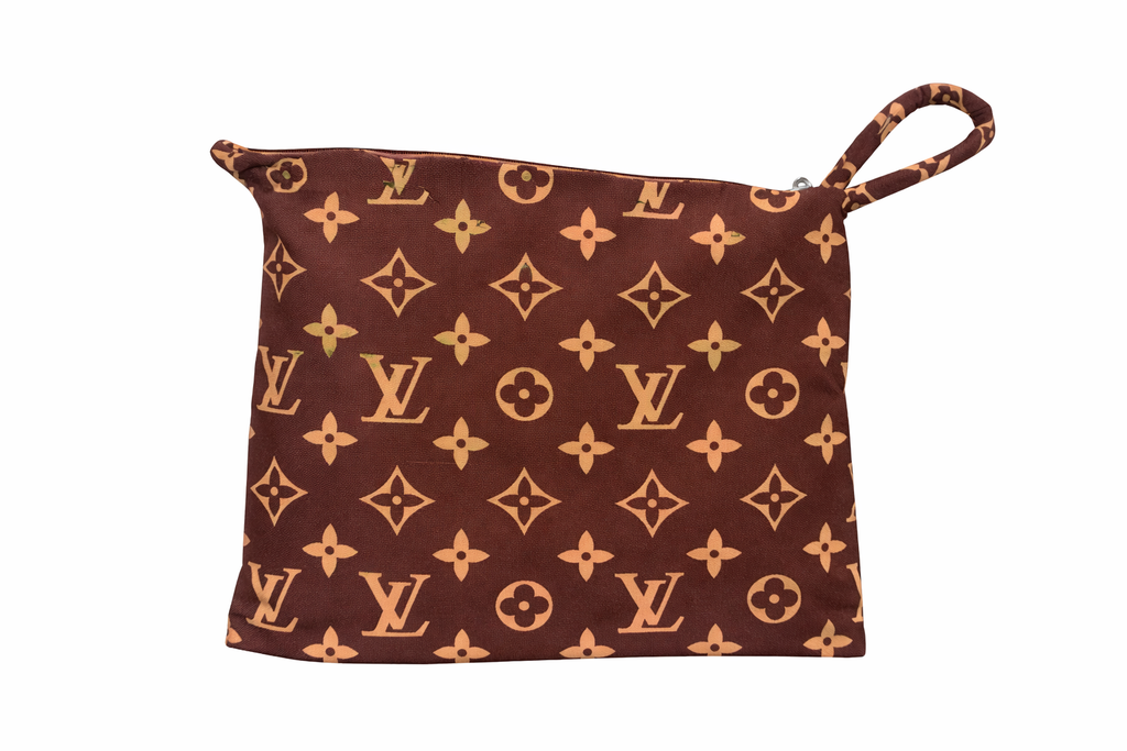 Designer Inspired Zippered Pouch